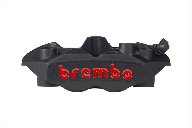 バイクパーツ ブレンボ M-4 ラジアル モノブロック 4P キャリパー ブラックアルマイト レッドロゴ 左 120.A397.50 4550255966706 φ34 取付ピッチ:108mm