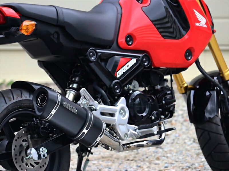 マフラー ダブルアールズ フルEX SS-OVAL F-BLACKチタンタイプ GROM 21- 2BJ-JC92/8BJ-JC92 LF1180JM 4582734410707 取寄品