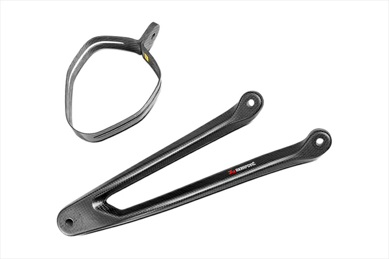 バイクパーツ マフラー アクラポビッチ オプショナル マフラーブラケット カーボン P-MBK10E2 4548916583805 S-K10SO16-HZC、S-K10R9-ZC、S-K10E9-ZC用