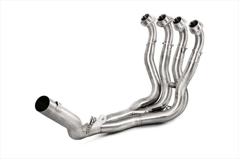 バイクパーツ マフラー アクラポビッチ オプショナルヘッダー ステン E-S10R6 4549950327684 S-S10SO12-HRC、S-S10SO13-CUBT用