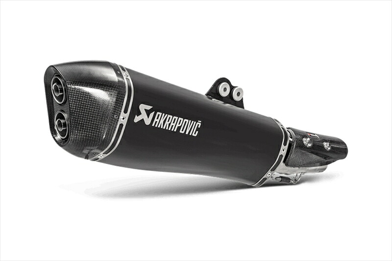 バイクパーツ マフラー アクラポビッチ スリップオンライン ステン ブラック EC S-KY5SO1-HRAASSBL 4550255558048 KYMCO AK550 17-20