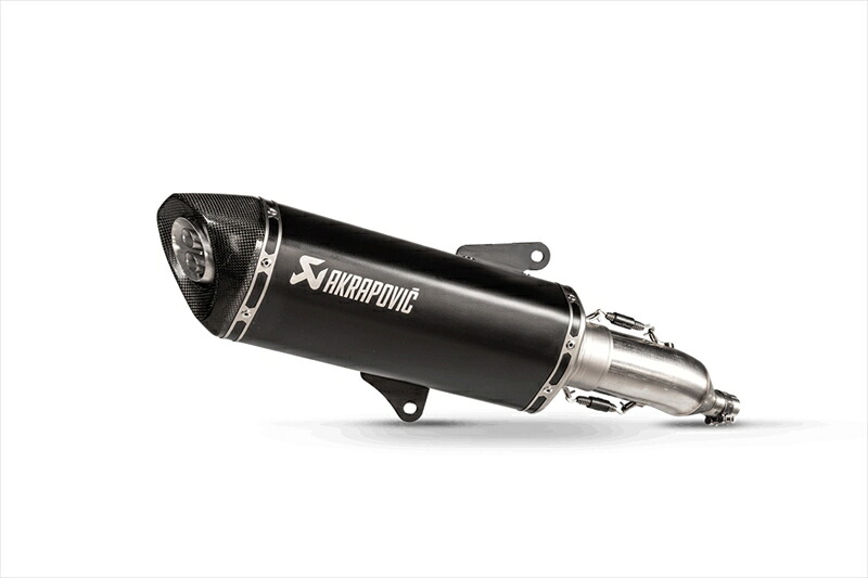 バイクパーツ マフラー アクラポビッチ スリップオンライン ステン ブラック EC S-H3SO8-HRSSBL 4550255643171 FORZA 350 21-23