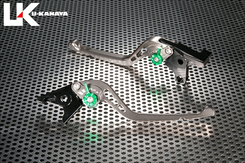 バイクパーツ ハンドル ユーカナヤ レバーセット GPタイプ/ロング TI/GD SU032-035-0506 4550255980467 GRASS TRACKER/BIGBOY RV200 VANVAN