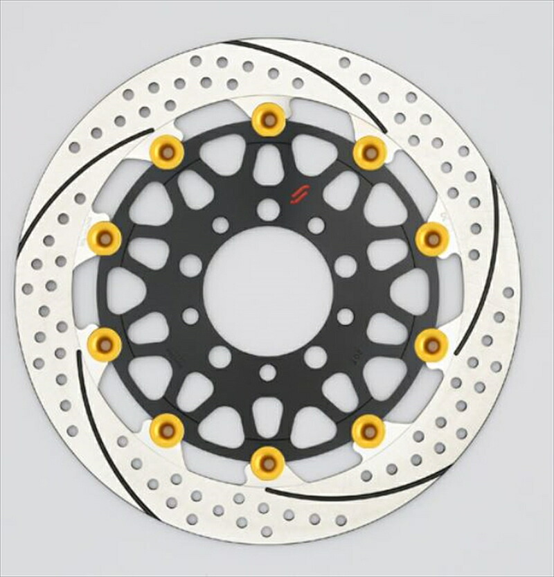 サンスター ブレーキ サンスター プレミアムR ホール＆スリット R φ310 CB1300SF(14-) ピン:ゴールド EM238FR-GD 4589719002360 取寄品