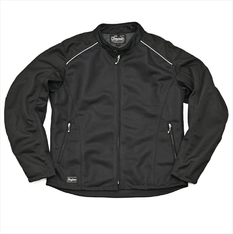 【5日前後で発送】 ウェア デイトナ DAYTONA DJ003メッシュシングルライダースBK L 37084 4909449610251 取寄品