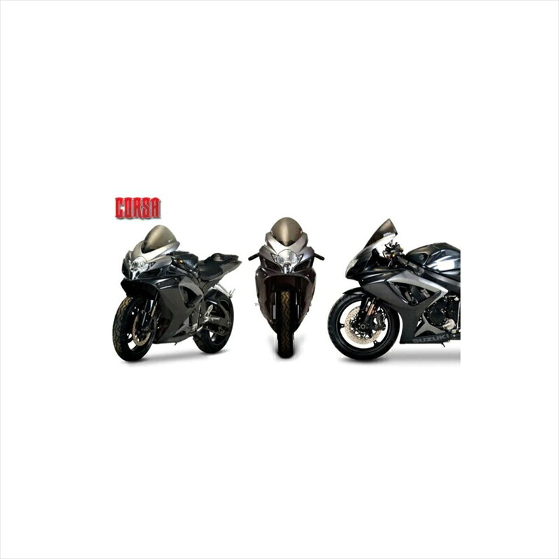 バイクパーツ 外装ゼログラビティ スクリーン コルサ クリア2411001 4538792934587GSXR600 06-07/GSXR750 06-07｜バイク・バイク用品はとやグループ
