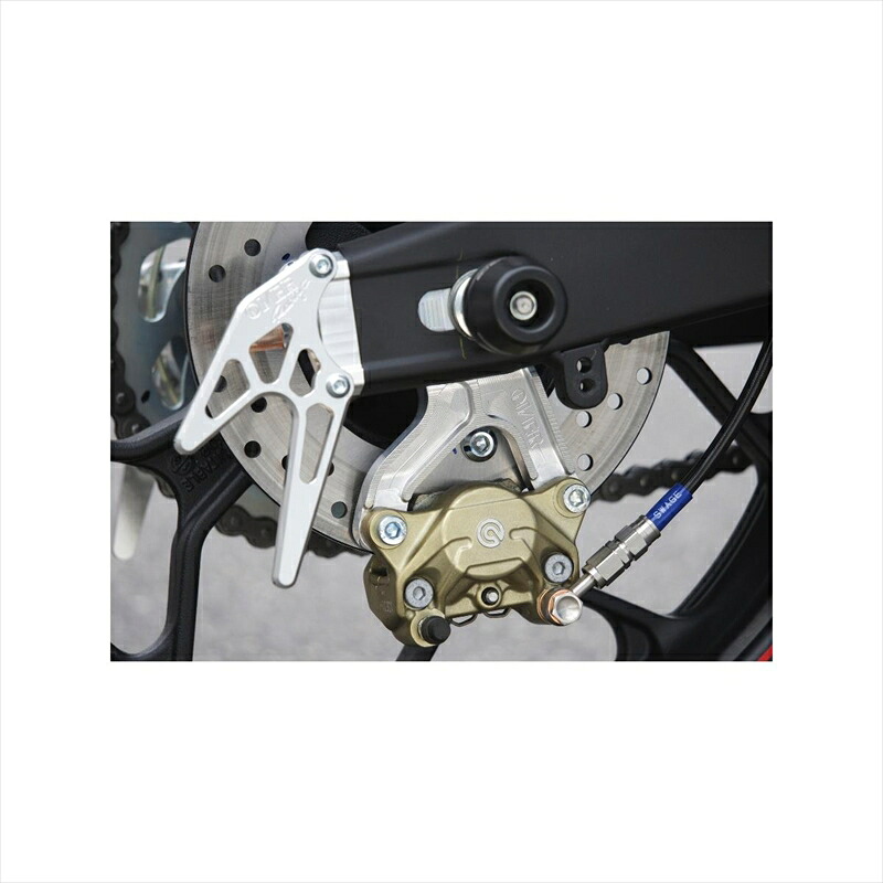 バイクパーツ オーヴァーレーシング Rキャリパーサポート 83-35-21 4539770112812 ブレンボ2P(カニ)用 YZF-R25