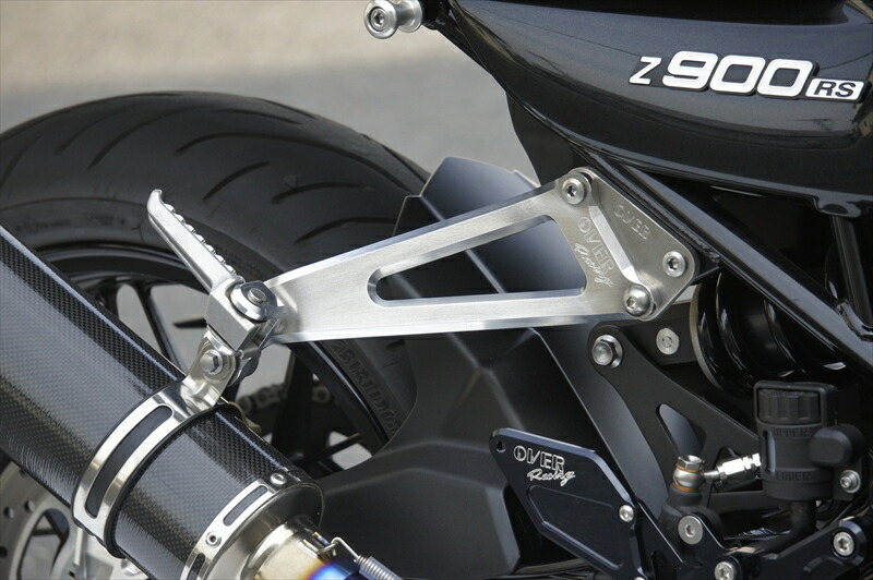 バイクパーツ OVER RACING(オーバーレーシング) タンデムステー L/R BLK 36-71-02B 4539770117800