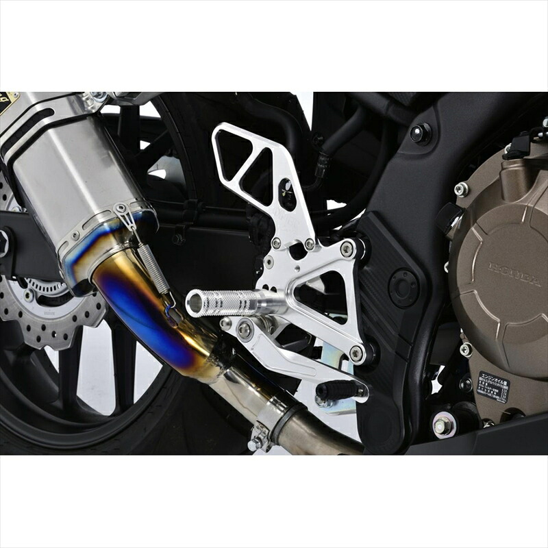 バイクパーツ ステップ オーヴァーレーシング バックステップ 4ポジション シルバー 51-102-01 4539770119521 CBR400R