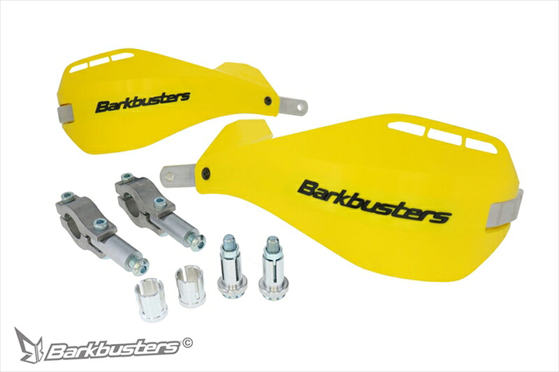 ハンドル バークバスターズ Two PointMount Straight 22mm Mini Handguard/YELLOW EGO-204-00-YE 4580779593225 取寄品｜バイク・バイク用品はとやグループ