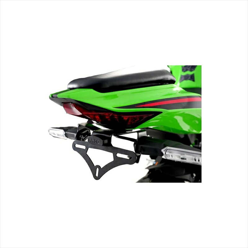 バイクパーツ 外装 アールアンドジー Tail Tidies/Licence Plate Holders:BLACK RG-LP0371BK 4580779593966 ZX-4R/RR/SE(23-)