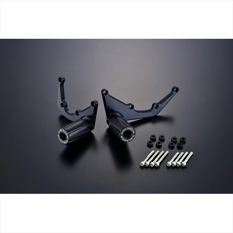 バイクパーツ 外装 オーヴァーレーシング エンジンスライダー BLK 59-63-01B 4539770127281 Vストローム250 17-22