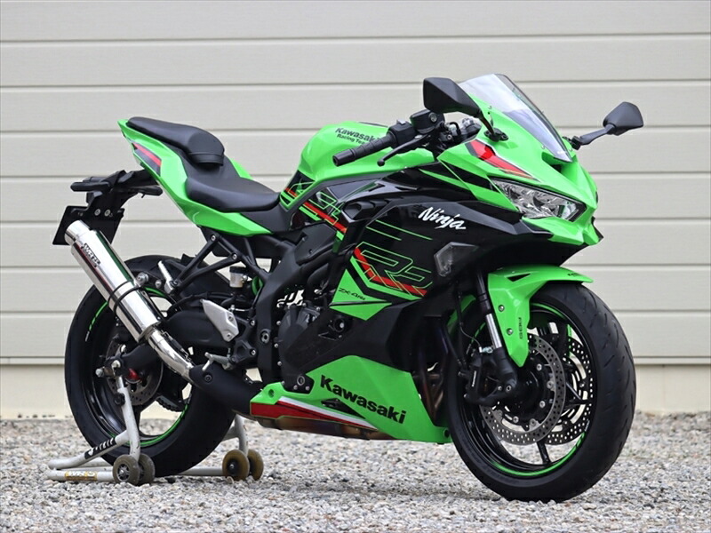 マフラー ダブルアールズ スリップオン ラウンド・ステンレスサイレンサー ZX-4R SE/ZX-4RR 23- 8BL-ZX400P BF4440JM 4582734412657 取寄品