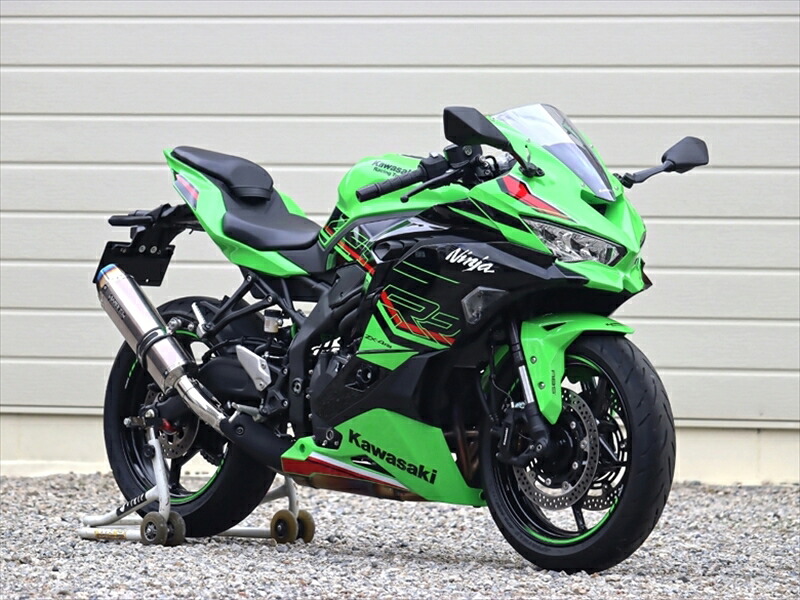 マフラー ダブルアールズ スリップオン SS-OVAL ソリッドタイプ ZX-25R SE 23- 8BK-ZX250H SK4280JM 4582734412688 取寄品