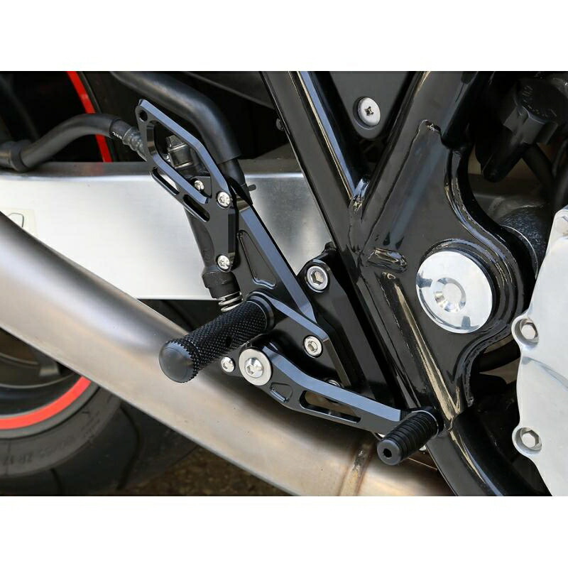 バイクパーツ K FACTORY(ケイファクトリー) ライディングステップ スーパーブラック 001MZBR103R 4582215605998 CB1300SF 03-12/SB 08-12