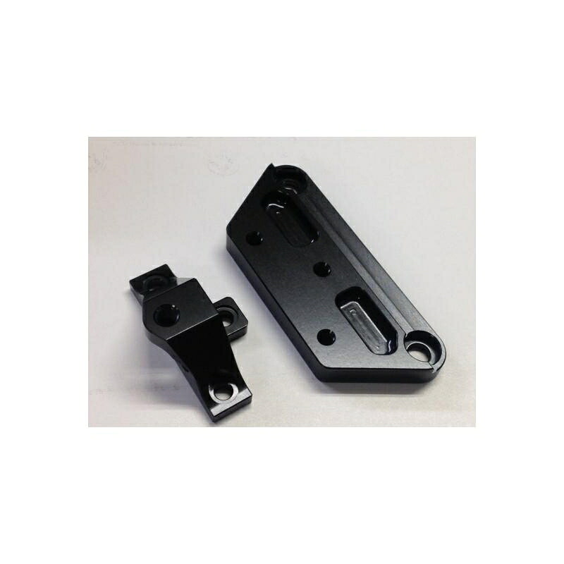 バイクパーツ ハンドル ケイファクトリー ステアリングダンパーステー スーパーBLK 152VZAO023R 4582215607367