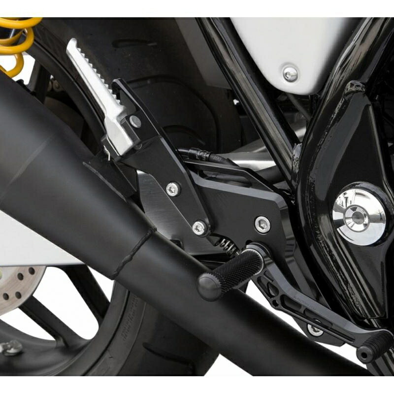 バイクパーツ K FACTORY(ケイファクトリー) ライディングステップ:ベースP S.BLK 072MZBR128R 4582215612064 CB1100 17