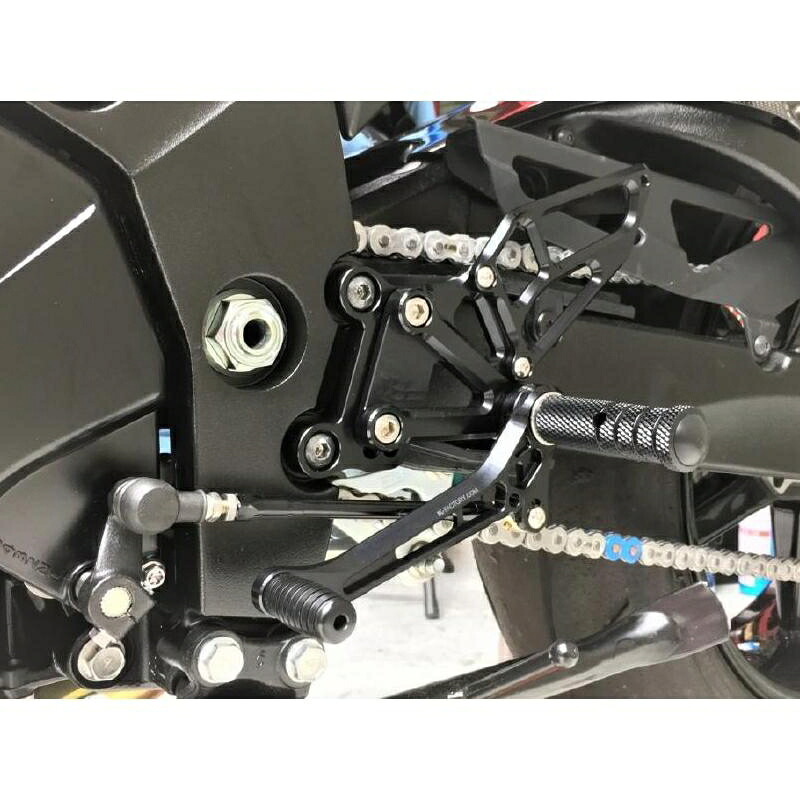 バイクパーツ ステップ ケイファクトリー ライディングステップ スーパーブラック 263MZBR140R 4582215619667