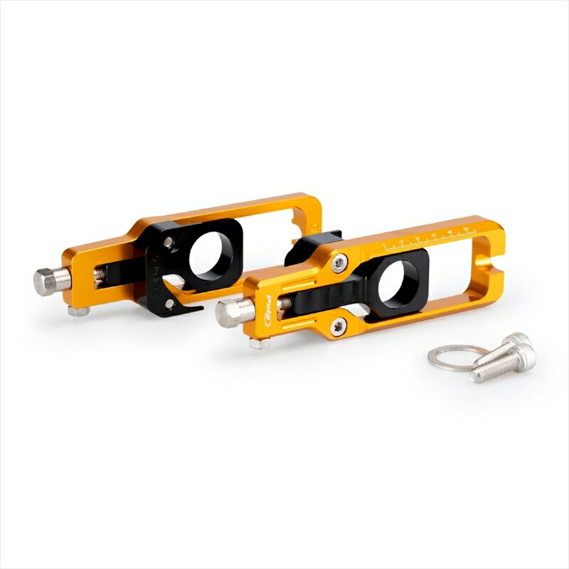 バイクパーツ PUIG(プーチ) チェーン テンショナー ゴールド 21189O 4571415046632 ZX-10R 16-23/ZX-10RR 21-23