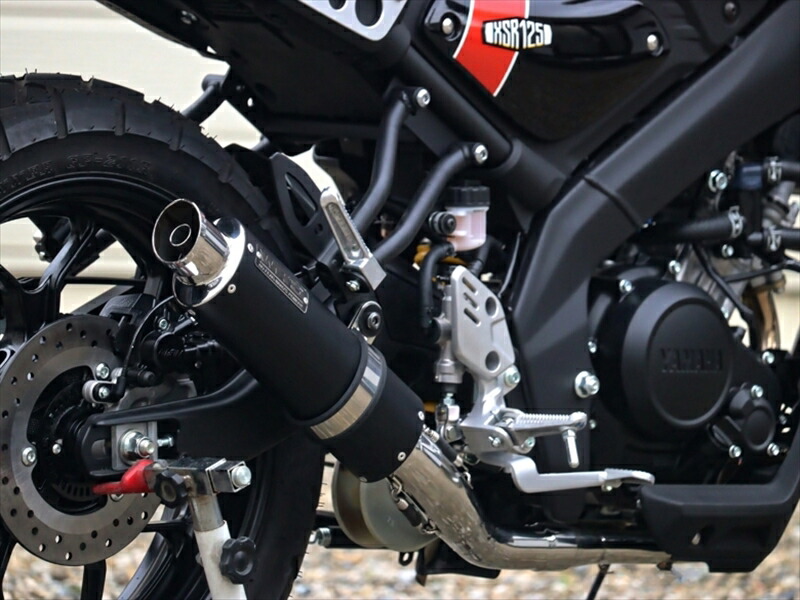 マフラー ダブルアールズ フルEX ショートオーバル F-BLACK ステンレス XSR125 23- 8BJ-RE46J LF2150JM 4582734412824 取寄品