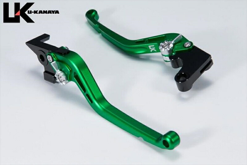 バイクパーツ ハンドル ユーカナヤ レバーセット STD/ロング GN/GD KA073-011-0117 4550646083371 (ツヤケシ) VERSYS-X 250 17
