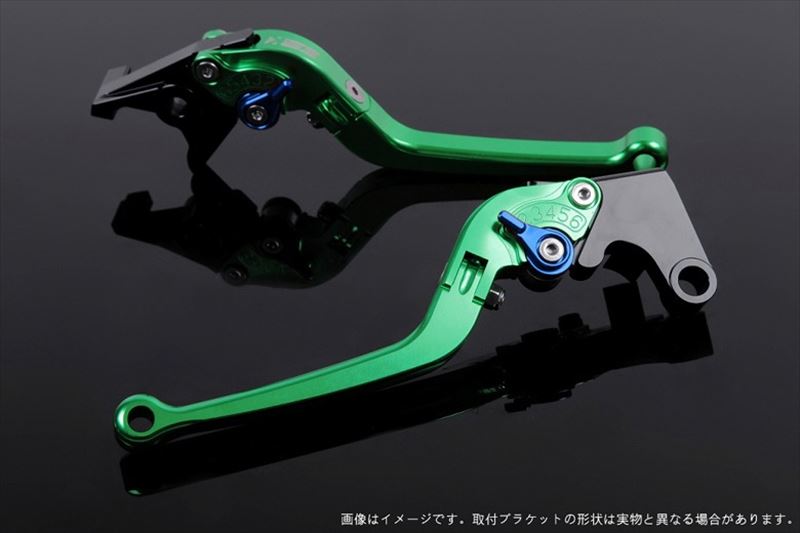 ハンドル エスエスケイ スピードラ アジャストレバー スタンダード可倒式 グリーン/ブルー 1400GTR/CONCOURS14 07-16 ZZR1400 06-11 KA0402963-BE 4589995410323 取寄品|バイク・バイク用品はとやグループ
