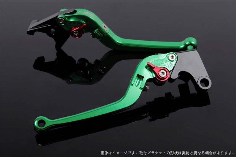 ハンドル エスエスケイ スピードラ アジャストレバー スタンダード可倒式 グリーン/レッド 1400GTR/CONCOURS14 07-16 ZZR1400 06-11 KA0402963-RD 4589995410330 取寄品|バイク・バイク用品はとやグループ