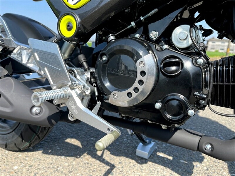 ステップ ジークラフト G-クラフト バックステップ シルバー GROM 21-(JC92) 32408 4522285324085 ※ネジロック別売｜バイク・バイク用品はとやグループ
