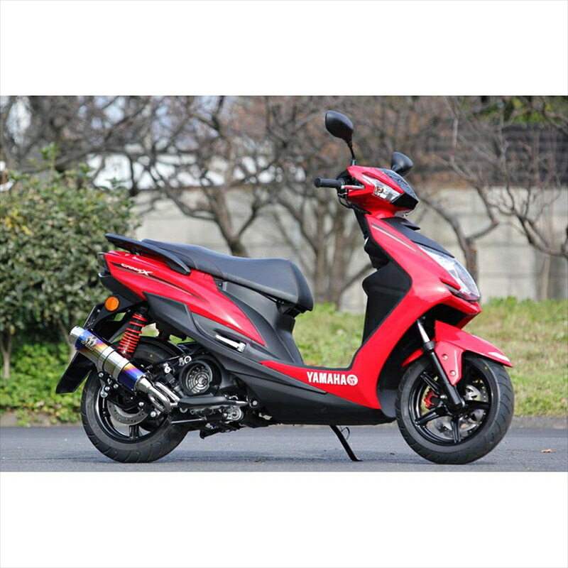 バイクパーツ マフラースペシャルパーツタダオ PS-S TIブルー ゴールドエンブレム CY1-GE-54 457111795784716-CYGNUS-X 国内EBJ-SEA5J|バイク・バイク用品はとやグループ