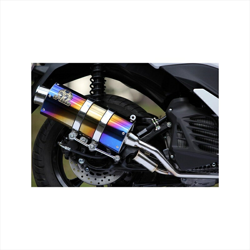 バイクパーツ マフラー スペシャルパーツタダオ パワーボックス FULLチタンBLサイレントVer TR1-PB-14 4571117958653 トリシティ125 2BJ-SEC1J