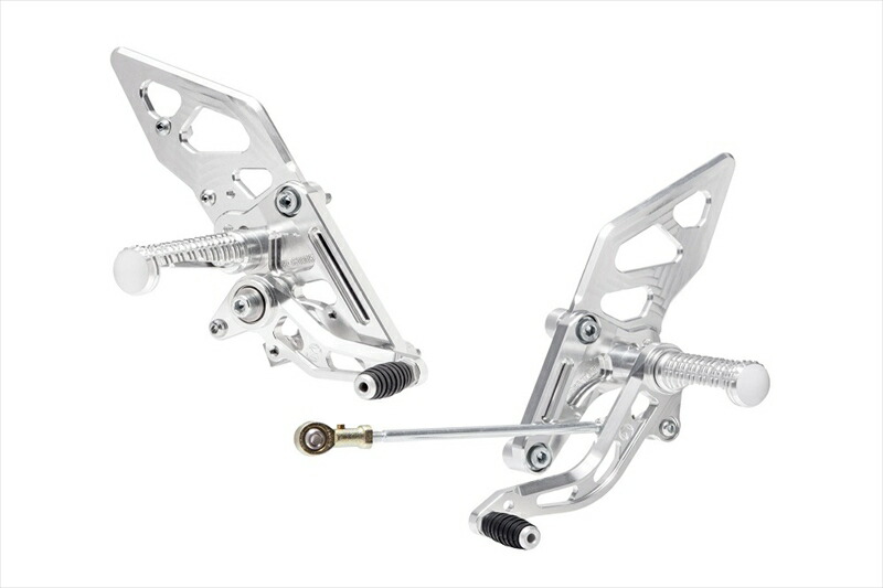 バイクパーツ ステップ MORIWAKI ENGINEERING(モリワキエンジニアリング) バックステップキット シルバー 05060-201T6-10 4527350160377