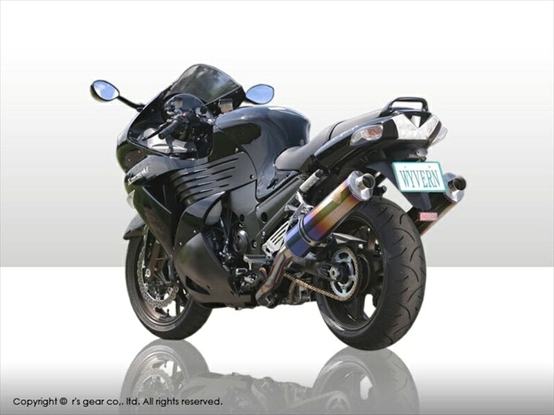 マフラー アールズギア アールズギア ワイバン S Oツイン TI ZZR1400 08-11 WK17-03TI 4582329785234 取寄品|バイク・バイク用品はとやグループ