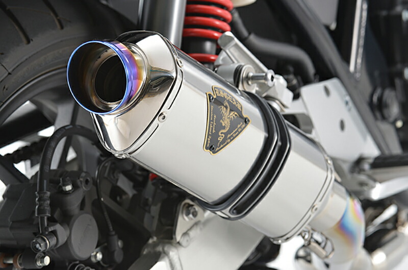 マフラー アールズギア アールズギア ワイバンR シングル チタンPOL CB400SF SB 18-(2BL-NC42) WH34-S1ST 4582361070015 取寄品
