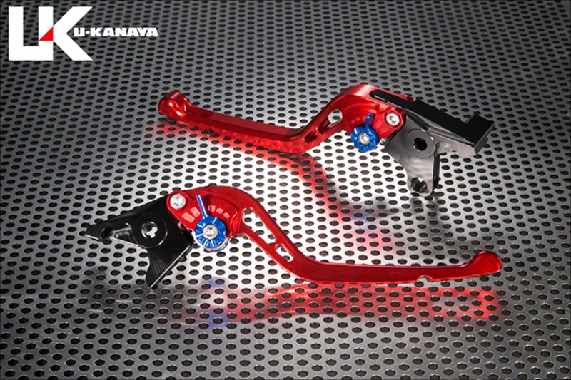 バイクパーツ ハンドル ユーカナヤ レバーセット GPタイプ/ロング RD/SV YA014-008-0505 4550646086884 YZF-R1 02-03/YZF-R6 99-04