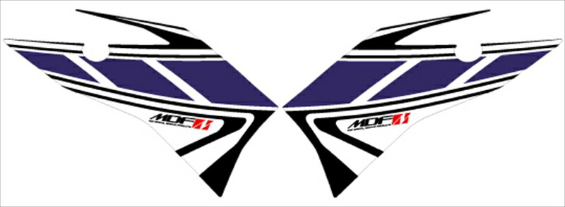 バイクパーツ MDF(エムディーエフ) ストロボフロントサイドBU M23XMAX-D-BU-FS 4580394184228