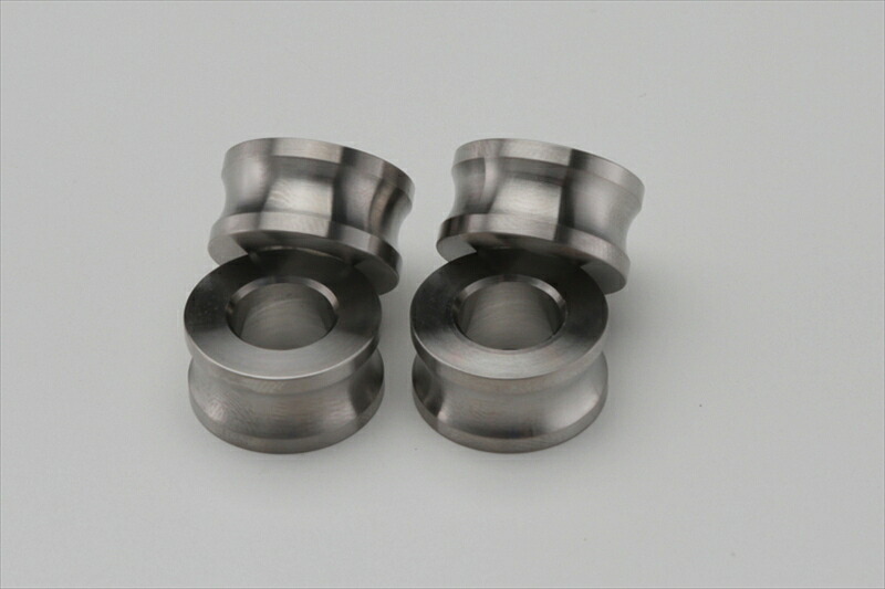 バイクパーツ ハンドル アエラ AELLA チタンブレーキキャリパーオフセットカラー 10mm 4個セット M10 L10 AT-W0009 4550646097514 4個セット M10／L10