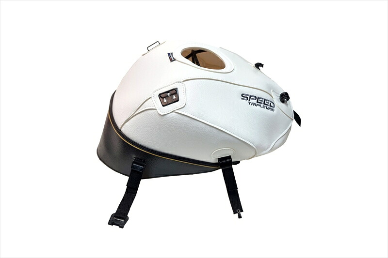 バイクパーツ BAGSTER(バグスター) タンクカバー ホワイト/ブラック/イエローゴールドエッジ 1830A 4550646099235