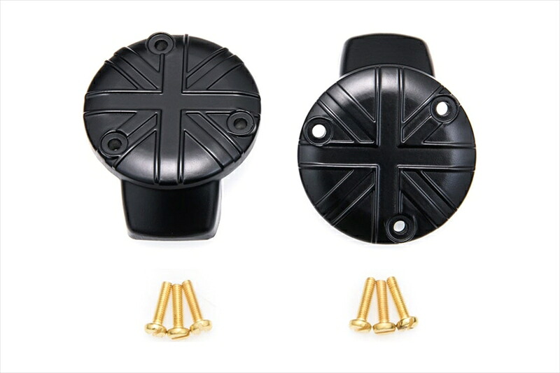 バイクパーツ MOTONE CUSTOMS(モートーン) スロットルボディカバー ユニオンジャック ブラック MMU012 4550255825911