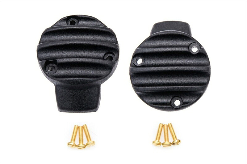バイクパーツ MOTONE CUSTOMS(モートーン) スロットルボディカバー リブ ブラック MMU017 4550255825942