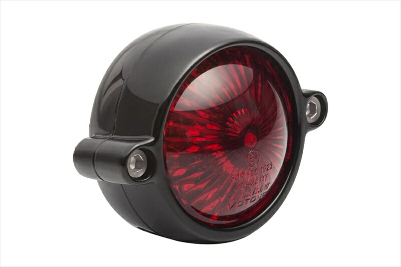 バイクパーツ MOTONE CUSTOMS(モートーン) LEDテールライト ELDORADO ブラック MEL004 4550255833275