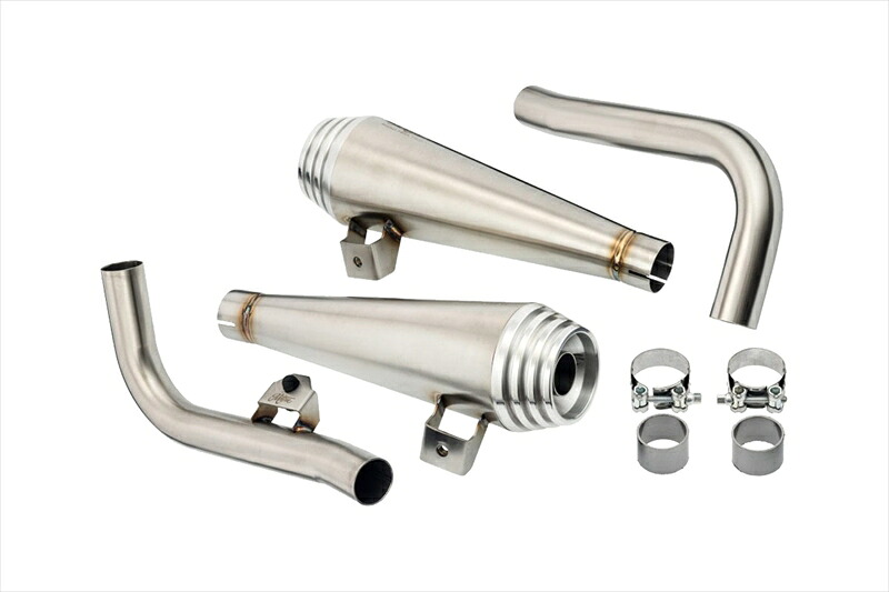 バイクパーツ MOTONE CUSTOMS(モートーン) スリップオンマフラー SATURN V ブラッシュ MTE154 4550255838522