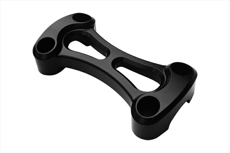 バイクパーツ MOTONE CUSTOMS(モートーン) ハンドルバークランプ 25.4mm アルミ 1ピース ブラック MTE085 4550255852047