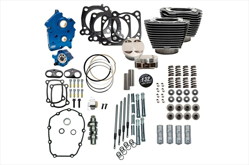 バイクパーツ エスアンドエスサイクル 132パワーパック BLK.G/HL M8 エンジン OilCooled 17-20 310-1237 4550646100344