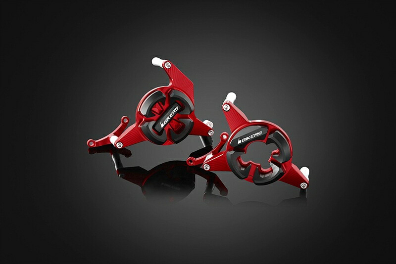 バイクパーツBIKERS(バイカーズ) エンジンガード 左右 レッドH0140-RED4550646102430｜バイク・バイク用品はとやグループ