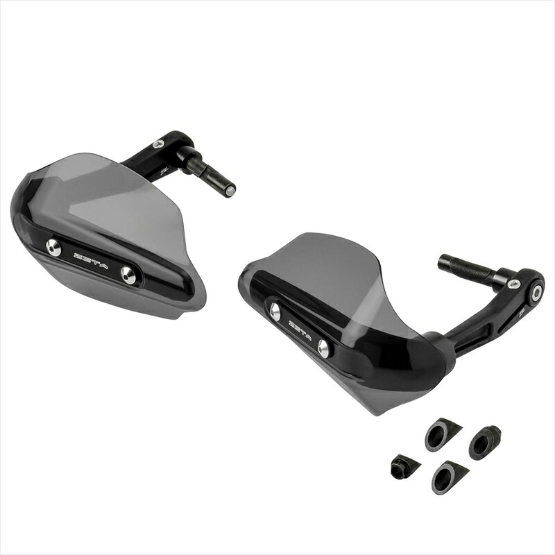 バイクパーツ ハンドル ZETA(ジータ) SONICハンドガードKIT スモーク D3081 4547836519147