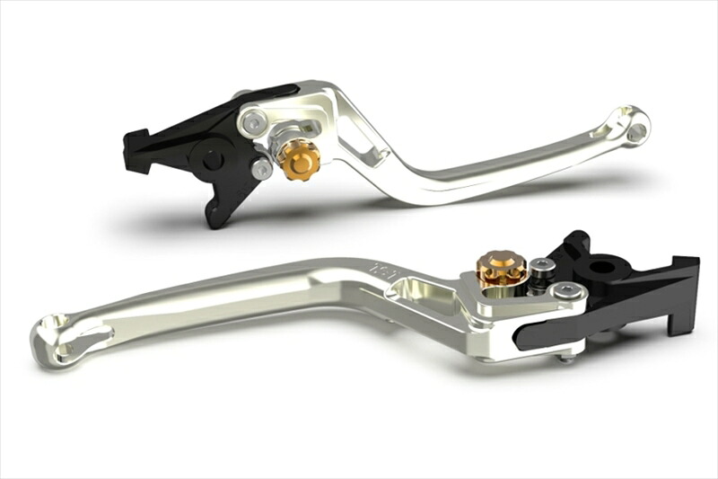 バイクパーツ ハンドル エルエスエル BOWレバー シルバー/ゴールド RSV 1000Mille/R 00-02 Tuono/Factory 02-03 M900ie99-02 200B-L13SIGO 4550646109613
