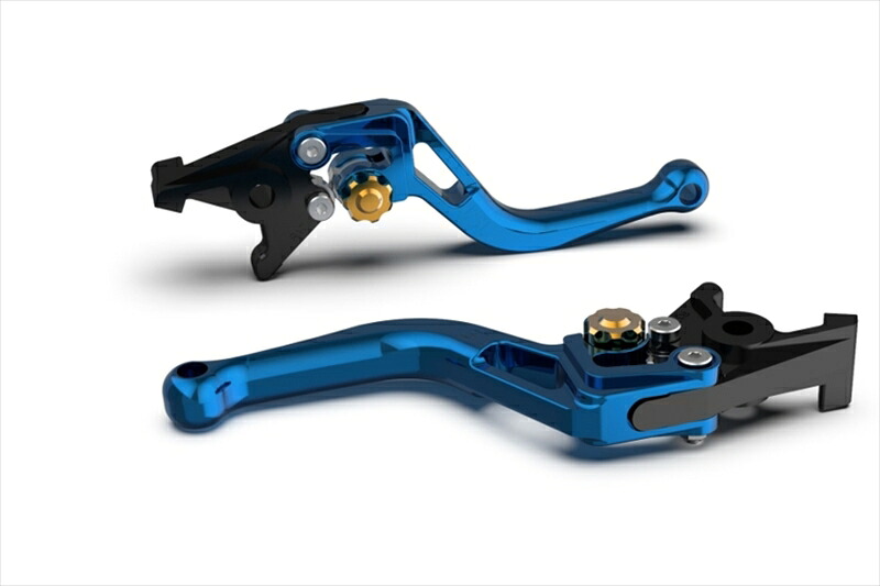 バイクパーツ ハンドル エルエスエル BOWショートレバー ブルー/ゴールド RSV 1000Mille/R 00-02 Tuono/Factory 02-03 M900ie99-02 200BSL13BLGO 4550646109897