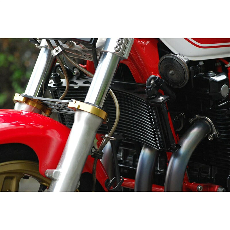バイクパーツ 冷却系 バグースモーターサイクル オイルクーラーキットラウンド#6 11-16R BG-OC02A-BK 4549950044291 ZEPHYR1100