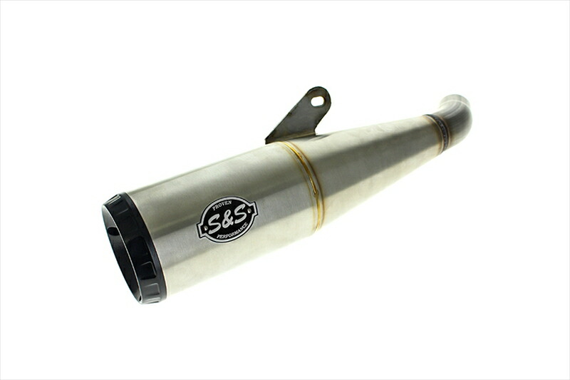 バイクパーツ S&S Cycle Inc(エスアンドエスサイクル) GRAND NATIONAL スリップオンマフラー Brashed stainless 550-1114 4550646074836