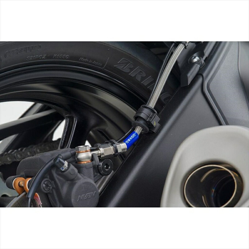 【5日前後で発送】 バイクパーツ スウェッジラインプロ Rホースキット ステンBLK/クリア BTP362R 4549950461258 YZF-R6 17-20